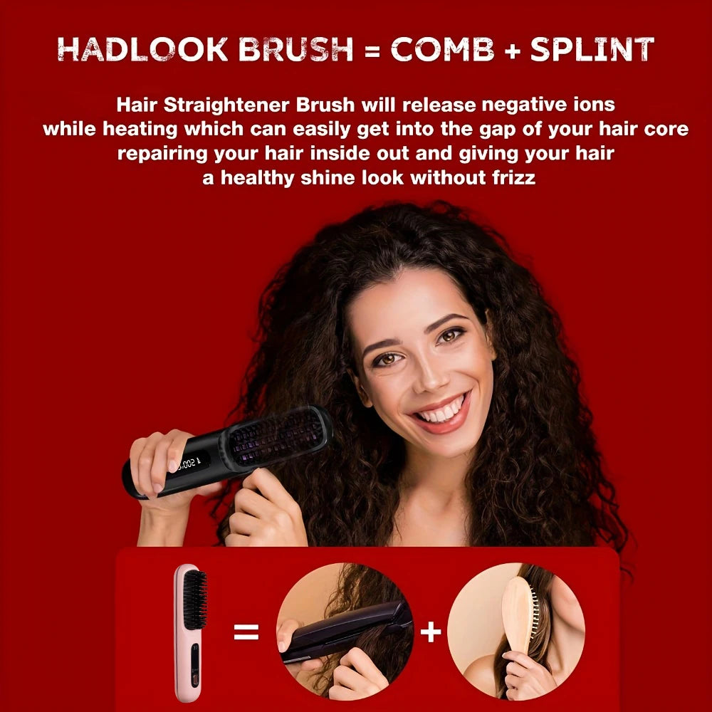 ✨ Elora Hair™ Ionic Straightening Brush