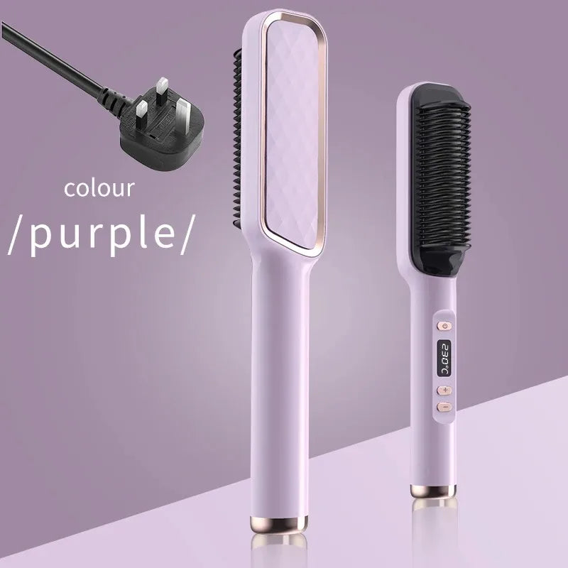 ✨ Elora Hair™ Ionic Straightening Brush