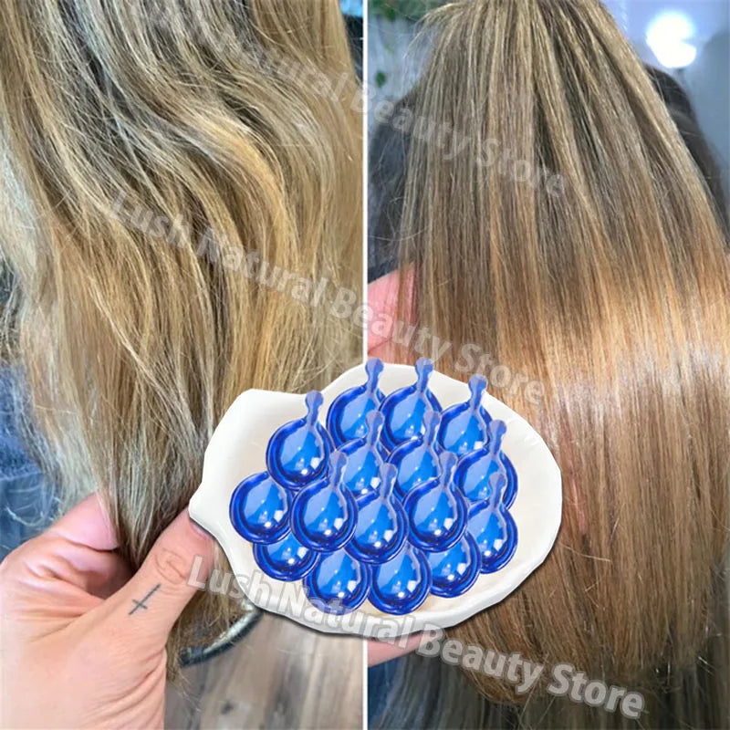 ✨ Elora Hair™ Keratin Vitamin Capsules – Instant Repair & Shine