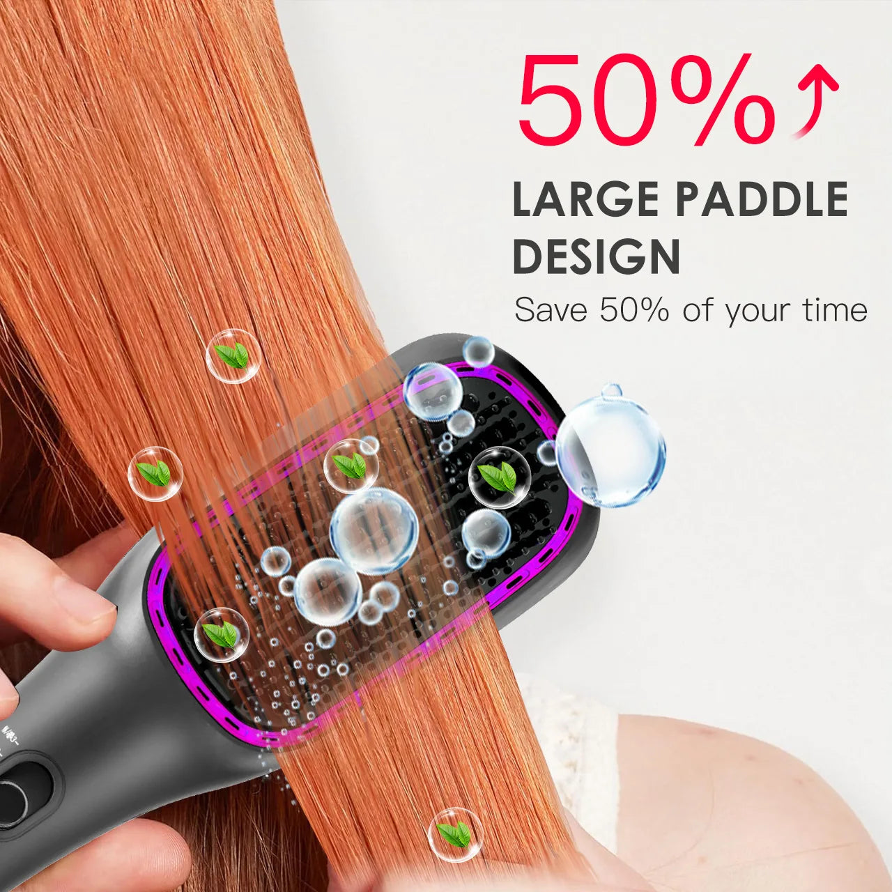 ✨Elora Hair™ Ionic Hot Air Brush – Smooth & Shine Styler