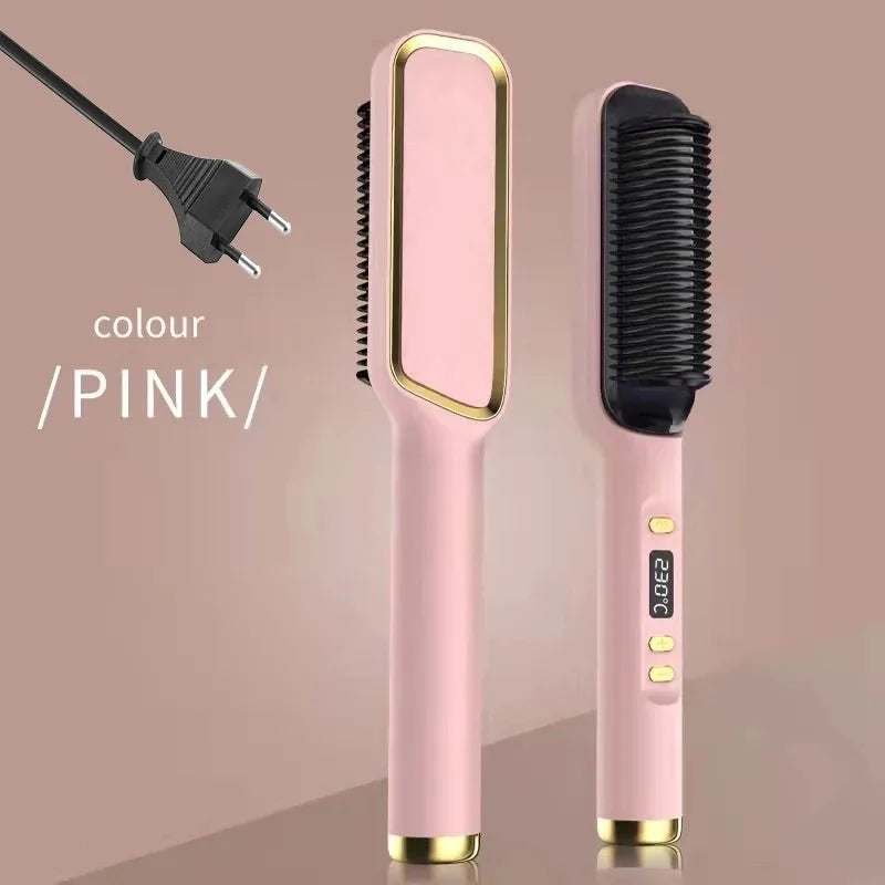 ✨ Elora Hair™ Ionic Straightening Brush