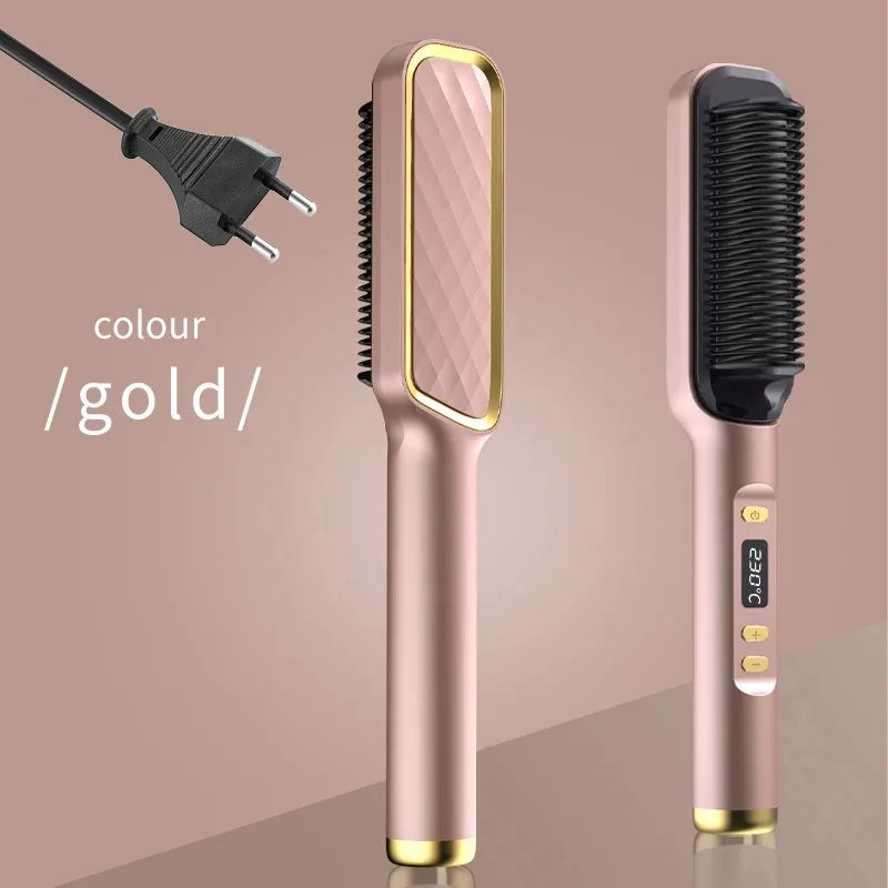 ✨ Elora Hair™ Ionic Straightening Brush