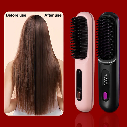 ✨ Elora Hair™ Ionic Straightening Brush
