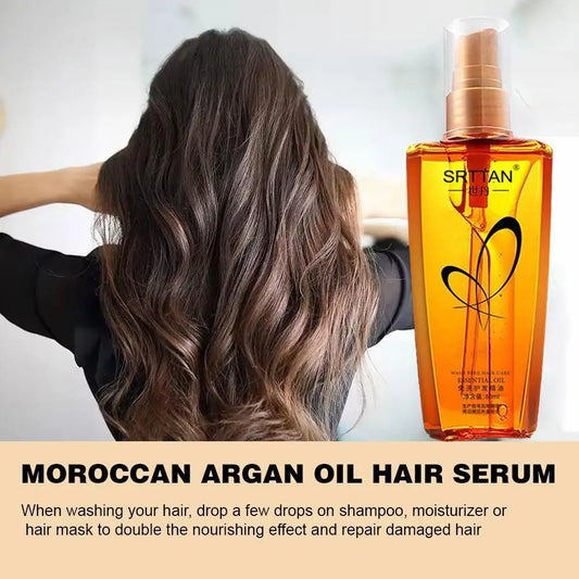 ✨Elora Hair™ Moroccan Argan Oil Serum – Shine & Repair Elixir