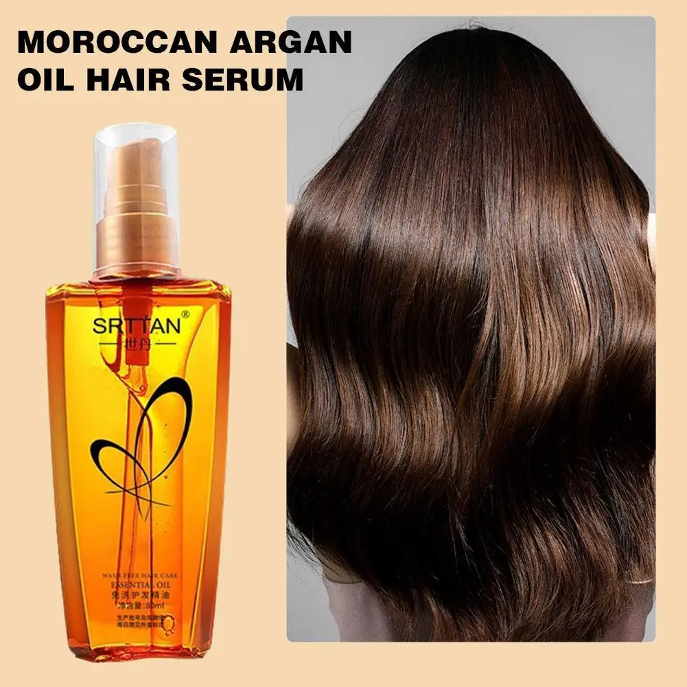 ✨Elora Hair™ Moroccan Argan Oil Serum – Shine & Repair Elixir
