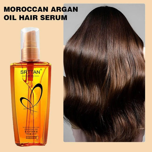 ✨Elora Hair™ Moroccan Argan Oil Serum – Shine & Repair Elixir