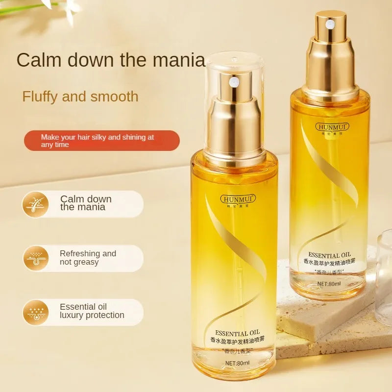 ✨Elora Hair™ Perfumed Essential Oil Spray – Frizz-Free Shine